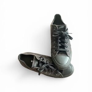 Converse Charcoal Canvas Sneakers